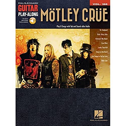 Motley Crue Guitar Play Along Volume BookOnline Audio (Guitar Play along, )