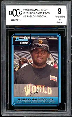 Pablo Sandoval Rookie Card Bowman Bowman Draft Futures Game #BGS BCCG