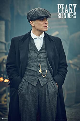 Peaky Blinders Poster Tommy Smoking Thomas Shelby Cillian Murphy Peaky Blinders Merchandise Peaky Blinders Print Shelby Company Limited Tommy Television Series Cool Wall Decor