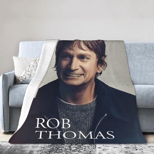 Rob Singer Thomas Blanket Personalised Graphic Super Soft Flannel Blankets Warmest Micro Fleece Throw Blanket for Indoor X