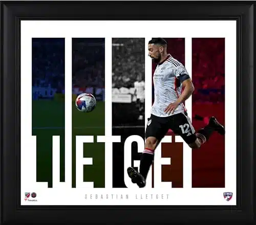 Sebastian Lletget FC Dallas Framed x Player Panel Collage   Soccer Plaques and Collages
