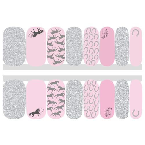 Sporty Nails Horse Girls Nail Stickers  Nail Polish Strips  Nail Stickers for Nail Art  Horse Gifts