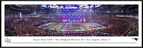 Super Bowl Champions, New England Patriots   xinch Standard Framed Picture by Blakeway Panoramas