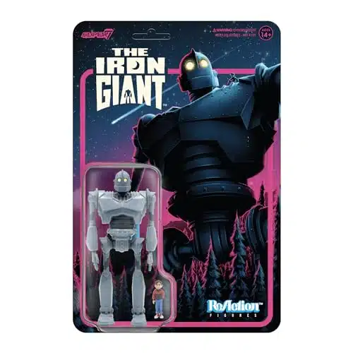 SuperThe Iron Giant   Iron Giant Action Figure with Hogarth Hughes Accessory Classic Movie Collectibles and Retro Toys