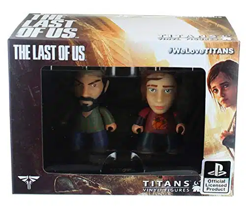 The Last Of Us Titans Vinyl Figures (Joel + Ellie)