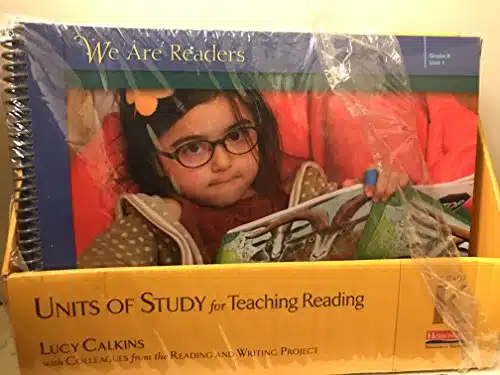 Units of Study for Teaching Reading, Grade K A Workshop Curriculum