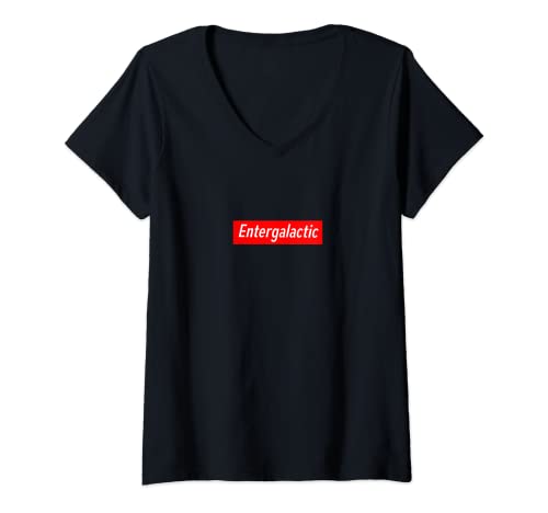 Womens Entergalactic V Neck T Shirt
