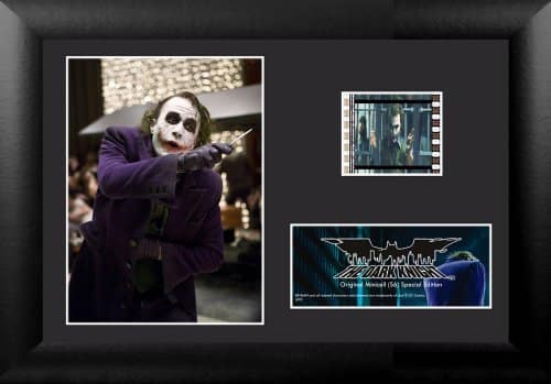 Batman The Dark Knight Heath Ledger as Joker Framed mm Film Cell!
