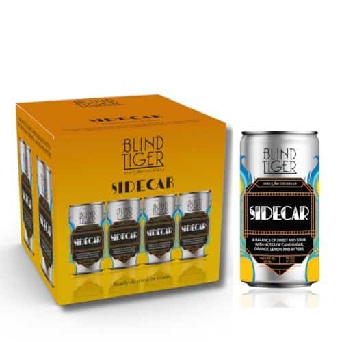 Blind Tiger Sidecar pack Premium Non Alcoholic Cocktail Award Winning Crafted Delight Ready to Drink or Mix oz Per Can