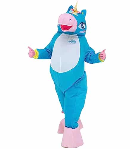 COSRUS Inflatable Unicorn Costume Adult, Inflatable Costume Adult, Halloween Costumes For Men Women Blow Up Unicorn