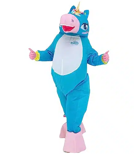 COSRUS Inflatable Unicorn Costume Adult, Inflatable Costume Adult, Halloween Costumes For Men Women  Blow Up Unicorn