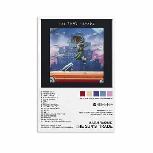 DAXXIN Isaiah Rashad  The Sun's Tirade Canvas Posters Wall Art Bedroom Office Room Decor Gift Unframe stylexinch(xcm)