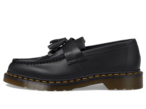 Dr. Martens Unisex Vegan Adrian Loafer, Black,  Men