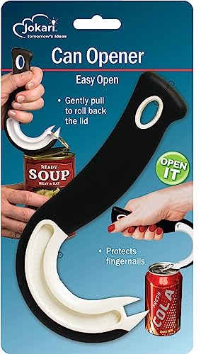 Easy Open Ring Pull Can Opener Pack. Durable Non Slip Rubber Grip Makes Opening Aluminum Container Tabs Simple. Perfect for Protecting Nails and Folks with Joint Pain or Arthr