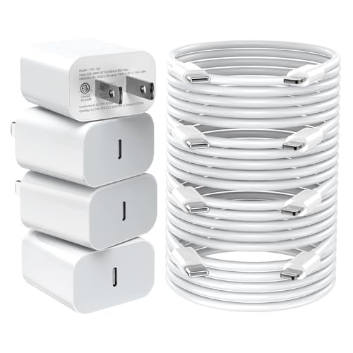 GREPHONE Fast Charger iPhone, PD USB C Wall Charger Pack with FT Fast Charging Cable Fast Charger for iPhone Pro MaxProProProXS, iPad