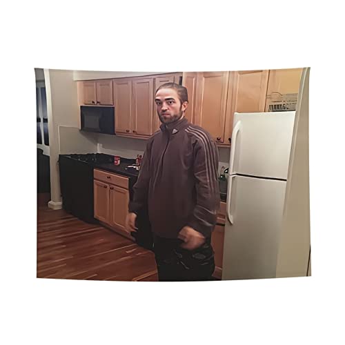 HYYCCUE Robert Pattinson Meme Tapestry For Bedroom College Dorm Home Decor Wall Hanging Funny Tapestry x