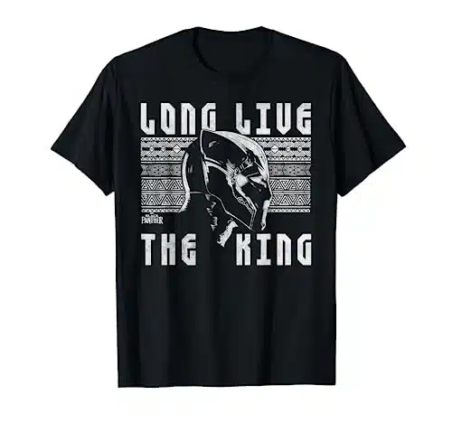 Marvel Black Panther Long Live Urban King Graphic T Shirt T Shirt