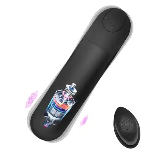 Travel Pocket Quiet Bullet Tool   Powerful Remote Control Silicone Massage Rod for Women Pleasure Portable & Handheld Personal Bullet Tool for Quick Relaxation Z