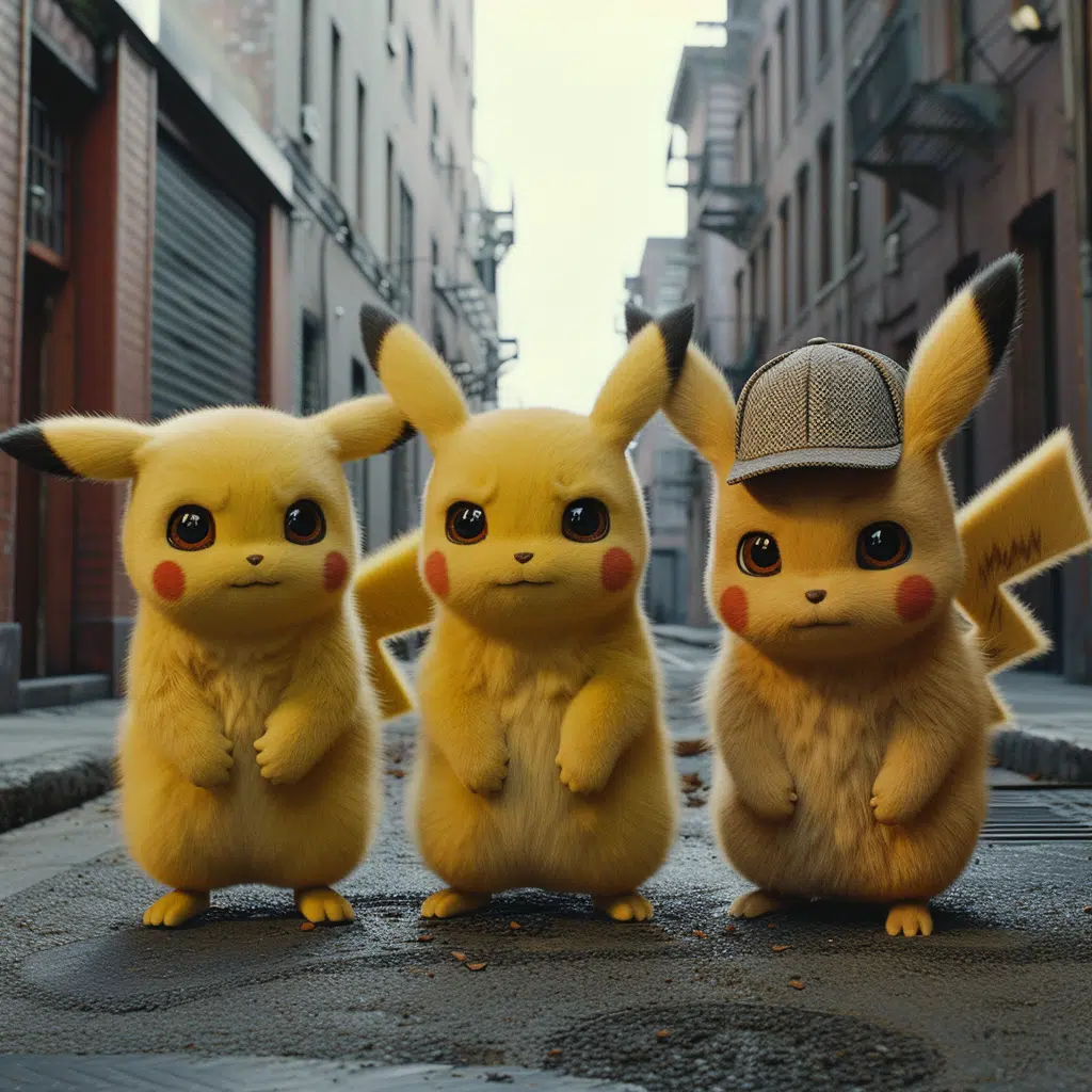 cast of detective pikachu