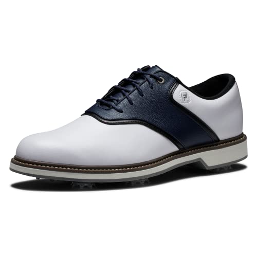 FootJoy Men's FJ Originals Golf Shoe, WhiteNavy,