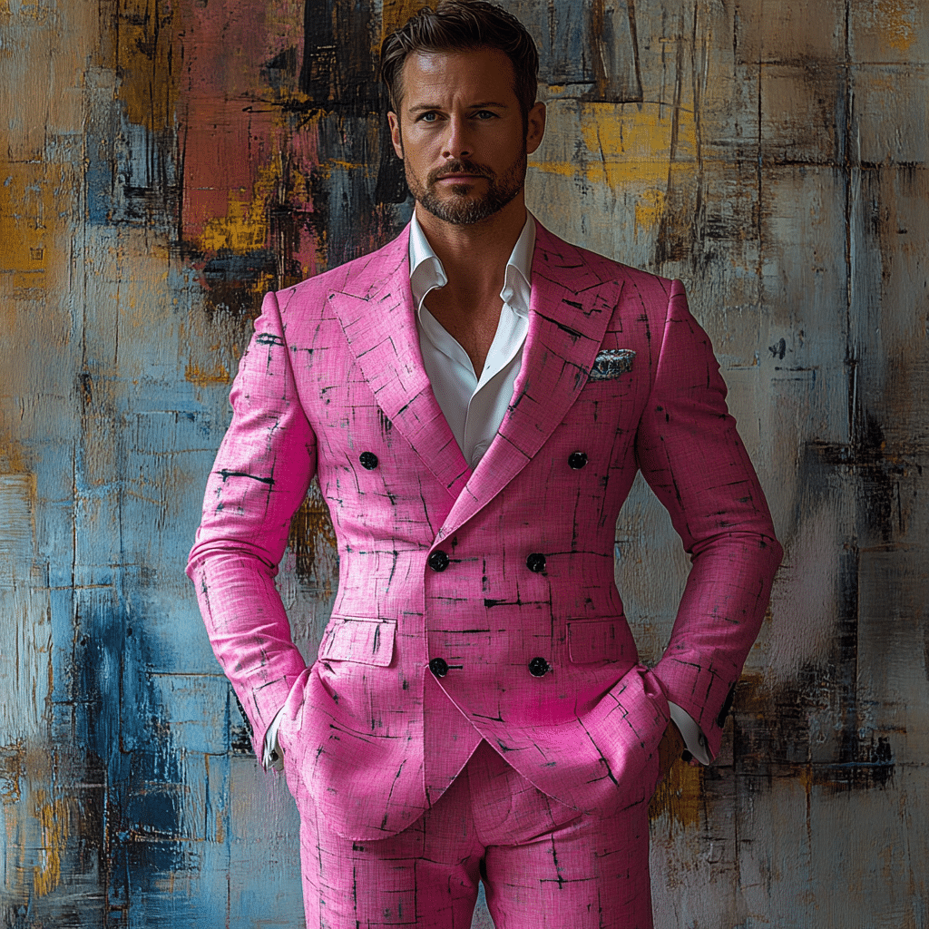 pink suit