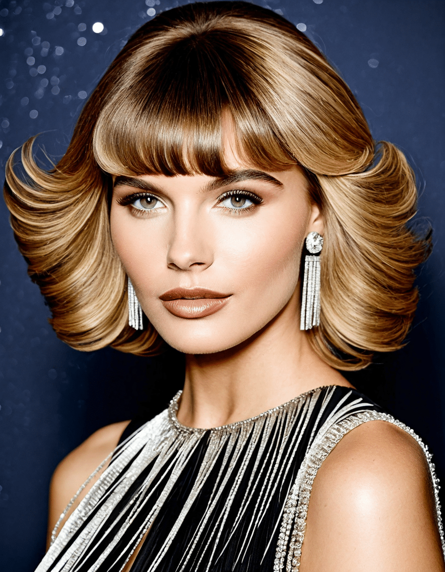 blowout taper textured fringe