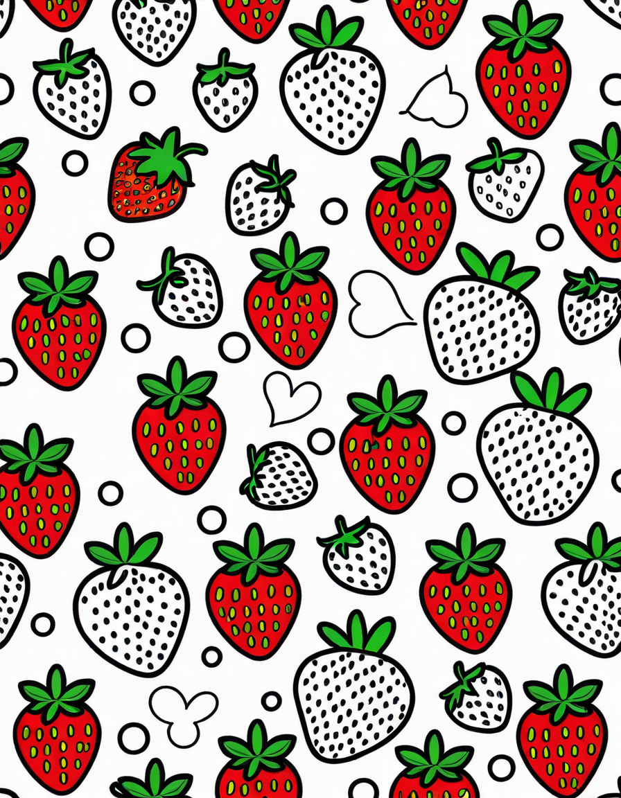 strawberry drawing