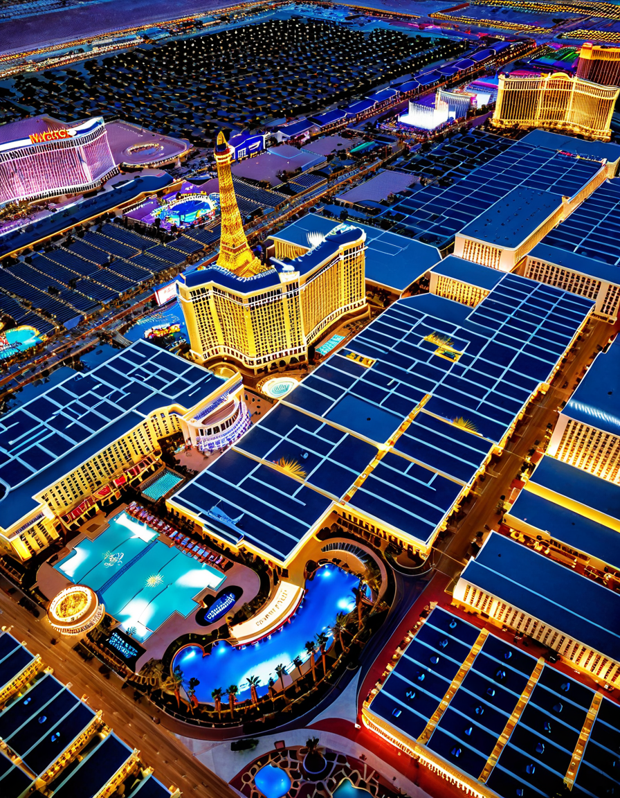 las vegas strip hotel map