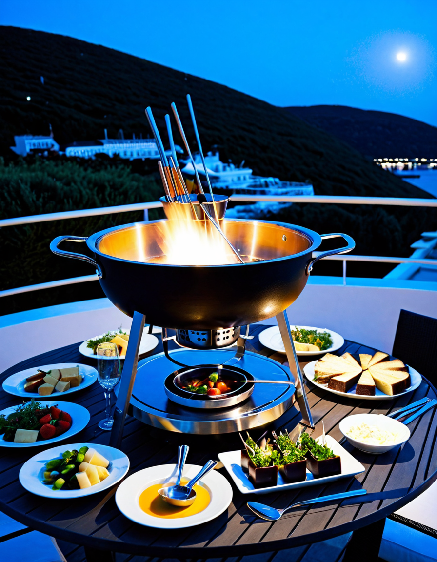 space dock fondue pot